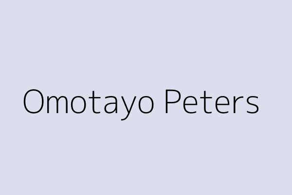 Omotayo Peters